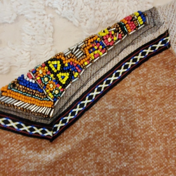 Tan, detailed top by buckle - Picture 2 of 7